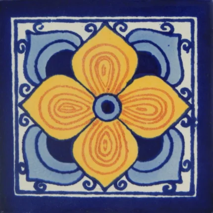 Individual Piece Mexican Talavera Handmade Tile, Sample