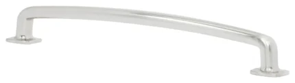 Industrial 7-9/16" Centers Brushed Nickel Cabinet Pull / Handle
