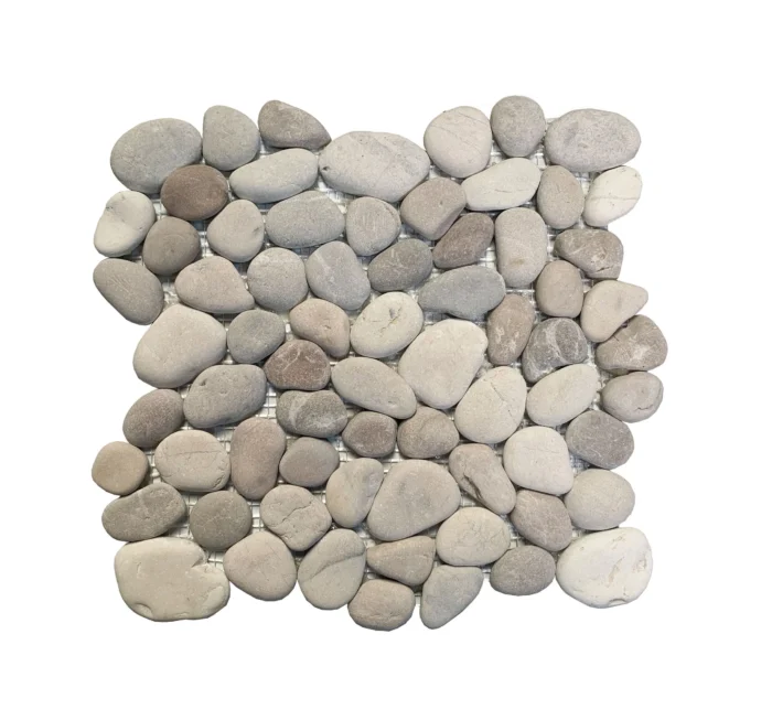 Jave 12X12 Interlocking Sea Pebble Tile, 22 Sheets - Image 1
