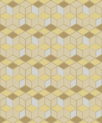 Joanne Mustard Blox Wallpaper, Sample