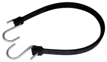 Keeper® 06219 EPDM Rubber Strap with Zinc Plated Steel Hooks, 19"