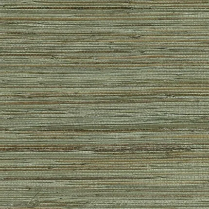 Kenneth James Green Grasscloth Wallpaper 2732-80070 Brewster, Roll 36 Inc X 24 F
