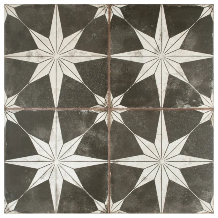 Kings Star Night Ceramic Floor and Wall Tile, Sample - Image 1