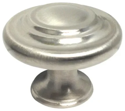 Kitchen Cabinet Round Ring Knob 1-1/4" 32MM, Satin Nickel