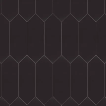 Kite Porcelain Floor and Wall Tile, Black, Sample