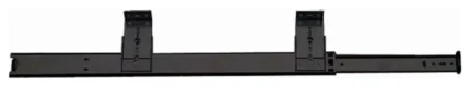 Knape and Vogt 8150P 14 14"L Undermount Ball Bearing Keyboard - Black