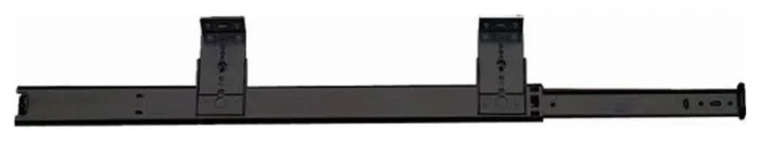 Knape and Vogt 8150P 14 14"L Undermount Ball Bearing Keyboard - Black - Image 1