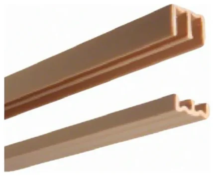 Knape and Vogt P2417 4 48"L Sliding Cabinet Door Track, Beige