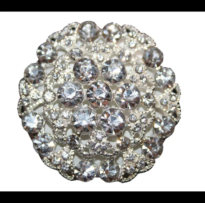 Lady Diana Knob, 1.75", Swiss Coffee - Image 1