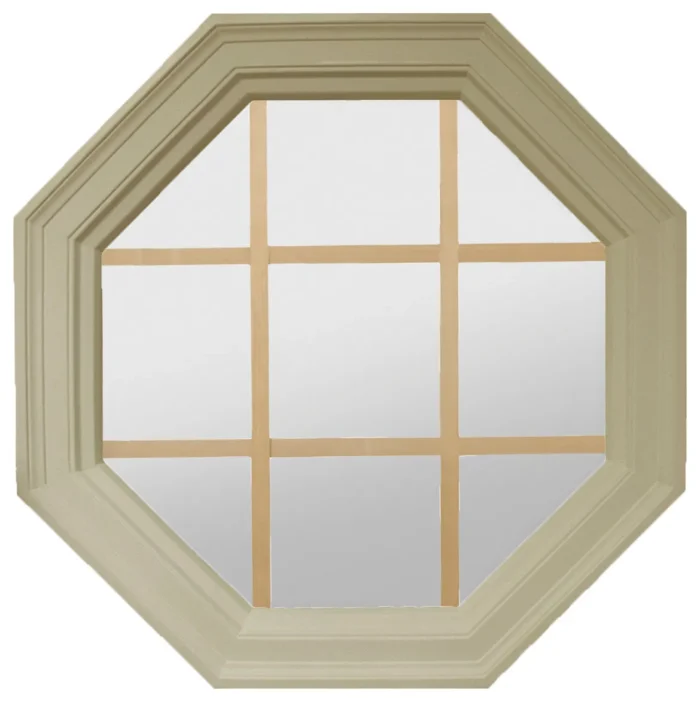 Large Four Season Town Light, Sand Poly, Low-E With Grille 2-9/16" Jamb - Image 1
