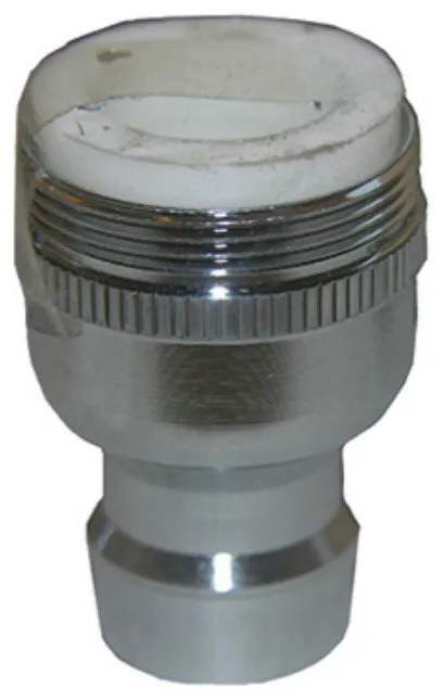 Lasco 09-9231 Dual Thread Snap Nipple w/ Aerator, Chrome, 15/16-27" x 55/64-27"