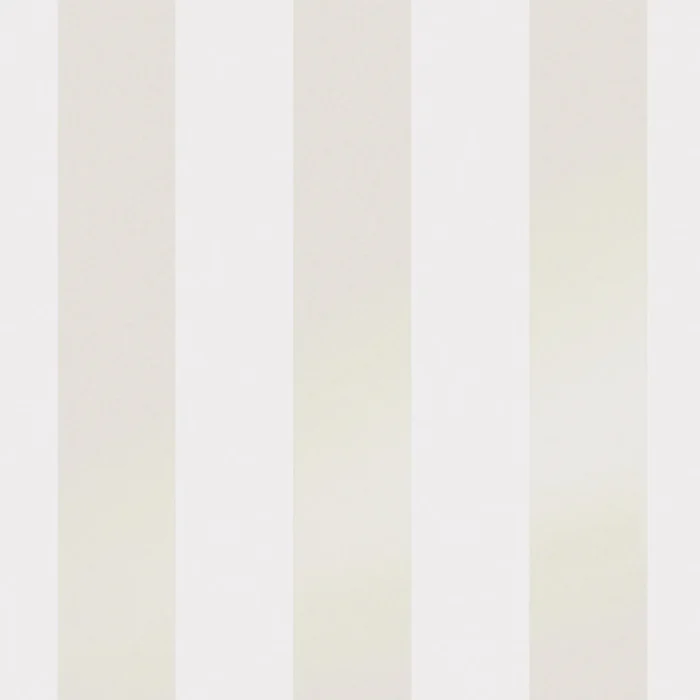 Laura Ashley Lille Pearlescent Stripe Wallpaper, White - Image 1