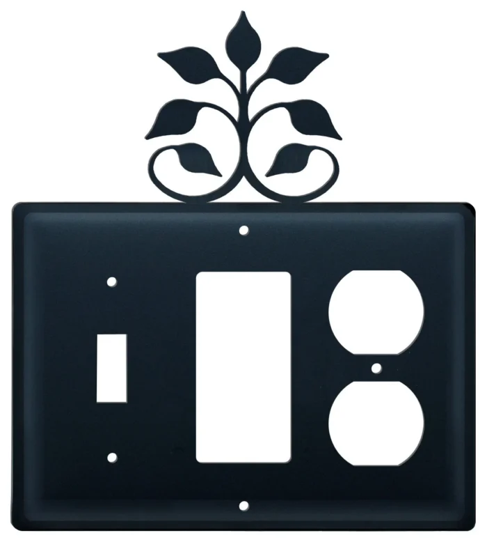Leaf Fan Single Switch, GFI and Outlet Cover - Image 1
