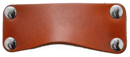Leather Bin Pull, The Morrison, Honey, Nickel