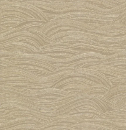 Leith Gold Zen Waves Wallpaper, Bolt