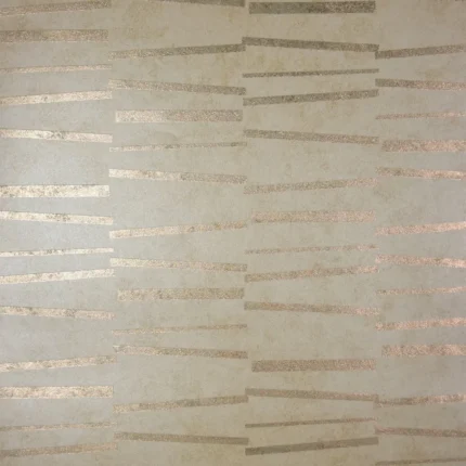 Luminescence Gold Abstract Stripe Wallpaper, Sample
