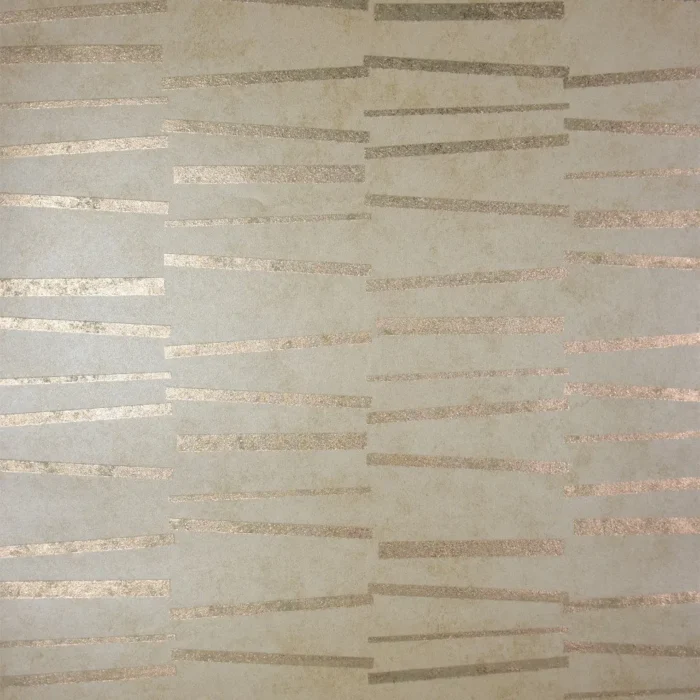 Luminescence Gold Abstract Stripe Wallpaper, Sample - Image 1