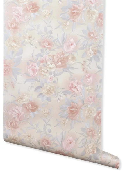 Luminous Wallpaper, Pink/Blue, Swatch