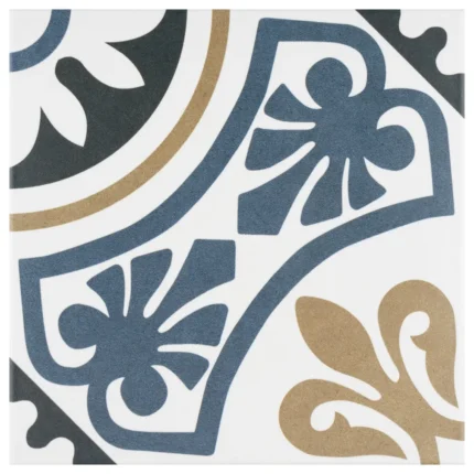 Majestic Encaustic Porcelain Floor and Wall Tile, Tiena