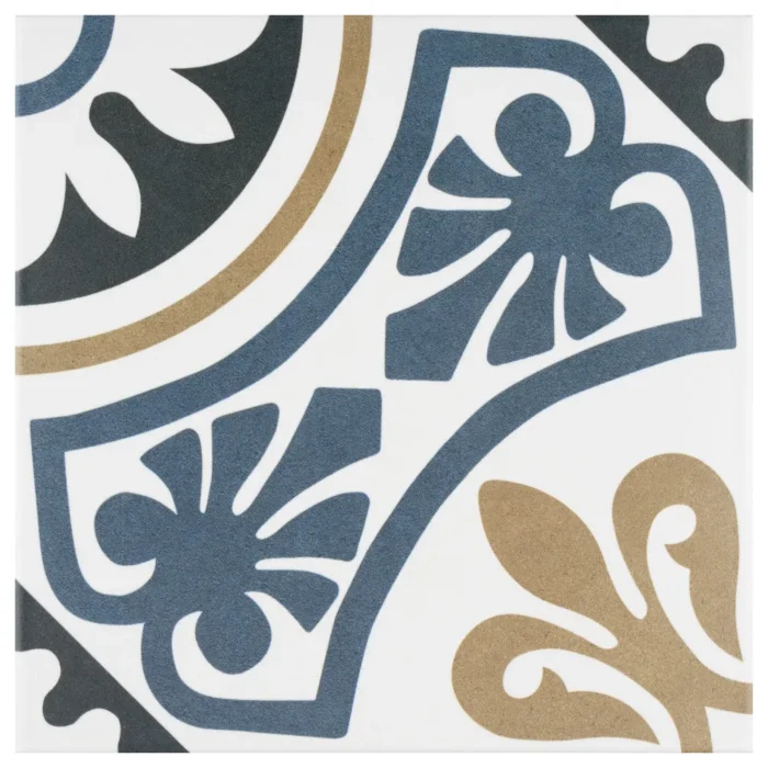 Majestic Encaustic Porcelain Floor and Wall Tile, Tiena - Image 1