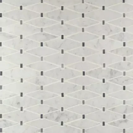 Marbella Diamond 12X12 Poilshed Marble Mosaic, (4x4 or 6x6) Sample