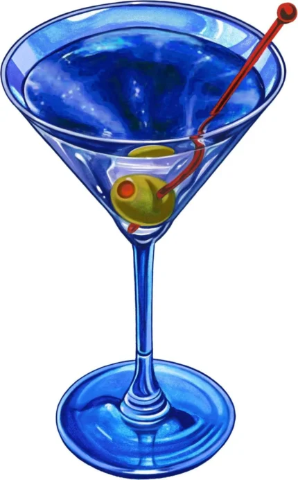 Martini Drink Porcelain Swimming Pool Mosaic