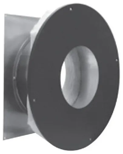 Metalbest 6T-IWT Sure-Temp 6" Class A Chimney Pipe Insulated Wall - Black