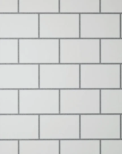 Metro Silver Tile Wallpaper, Bolt