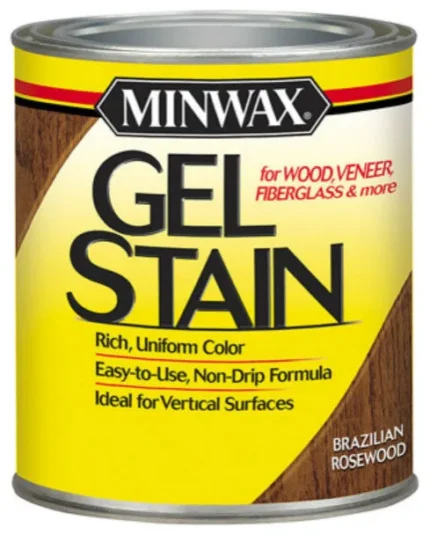 Minwax 260804444 Brazilian Rosewood Gel Stain, 1/2 Pt