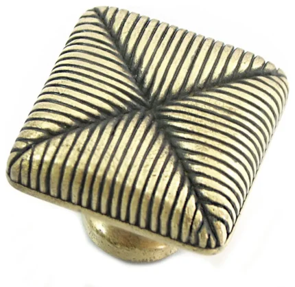MNG Hardware 1 3/8" Seat Cushion Knob - Satin Antique Brass