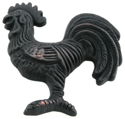 MNG Hardware 2 1/4" Rooster - Right Cabinet/Left Facing - Oil Rubbed Bronze