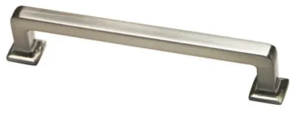 Modern Design Door Pulls, Brushed Nickel, 10-Pack