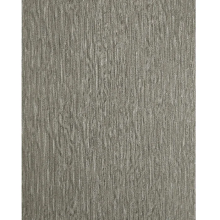 Modern Wallpaper Brown Taupe faux fabric plain stria lines textured wallcovering, 8.5'' X 11'' Sample - Image 1