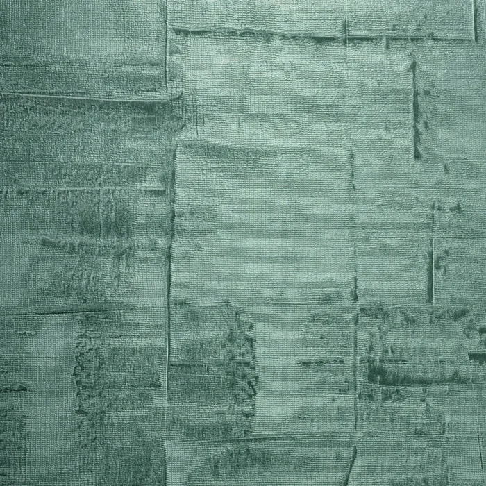 Modern Wallpaper green textured faux rustic grasscloth lines on plaster textures - Image 1