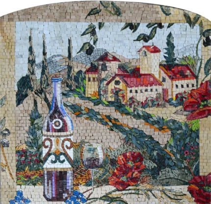 Mosaic Designs, Toscana Village, 39"x39"