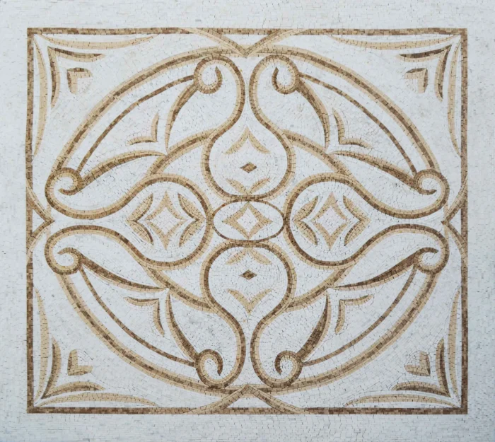 Mosaic Floor Tile, Jessa, 35"x39" - Image 1