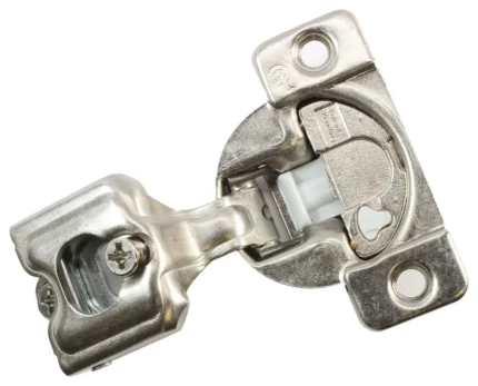Mount 108 Degree 1" Overlay, Screw-on Soft Close Hinge 45mm Boring Pattern, 2