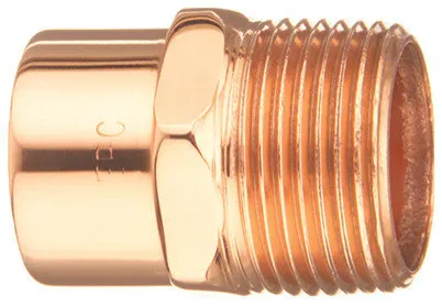 Mueller W61187 Streamline® Wrot Copper Male Adapter, 2"