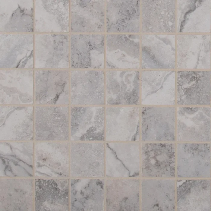 Napa Gray 2X2 Matte Mosaics, 22 Sheets - Image 1