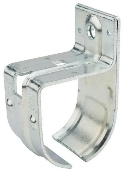 National Hardware N100-006 Single Round Rail Bracket, Zinc