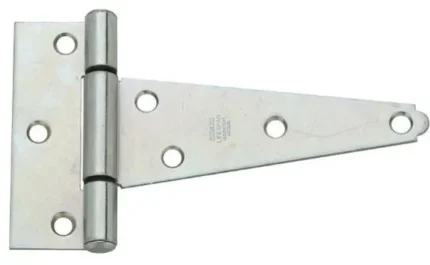 National Hardware N129-023 Extra Heavy T Hinge, 4", Zinc Plated