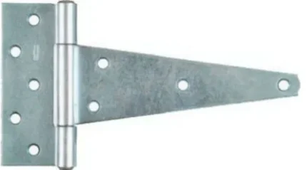 National Hardware N129-171 Extra Heavy T Hinge, 6", Zinc Plated