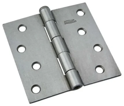 National Hardware® N139-998 Removable Pin Broad Hinge, Plain Steel, 4"