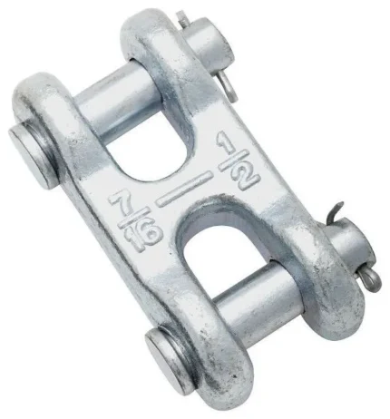 National Hardware® N240-895 Double Clevis Link, 1/2", Zinc Plated