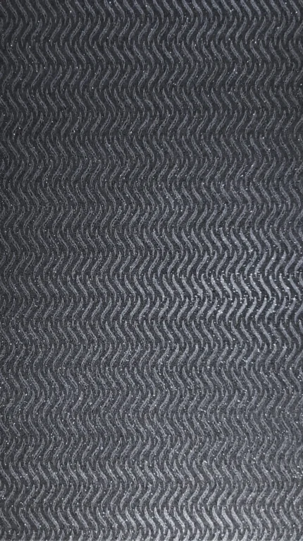 Natural Mica Vermiculite Gray silver wave lines Wallpaper, Roll - 3 Ft X 24 Ft