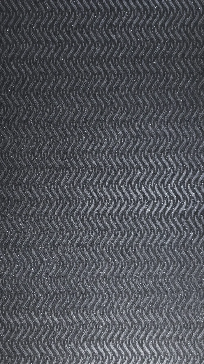 Natural Mica Vermiculite Gray silver wave lines Wallpaper, Roll - 3 Ft X 24 Ft - Image 1