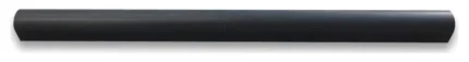 Nero Marquina Black Marble 3/4x12 Pencil Liner Edge Trim Molding Honed, 1 piece