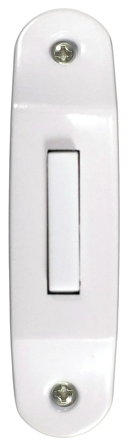 NICOR DBWH White Lighted Designer Door Bell Button for Prime Chime