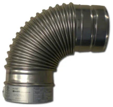 Noritz VP4-90ELBOW 4" Diameter / 90 Degree Stainless Steel Single - Stainless