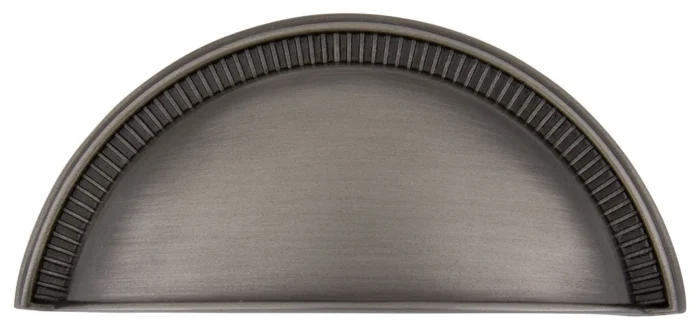 Nostalgic Warehouse Cup Pull Soleil, Antique Pewter - Image 1